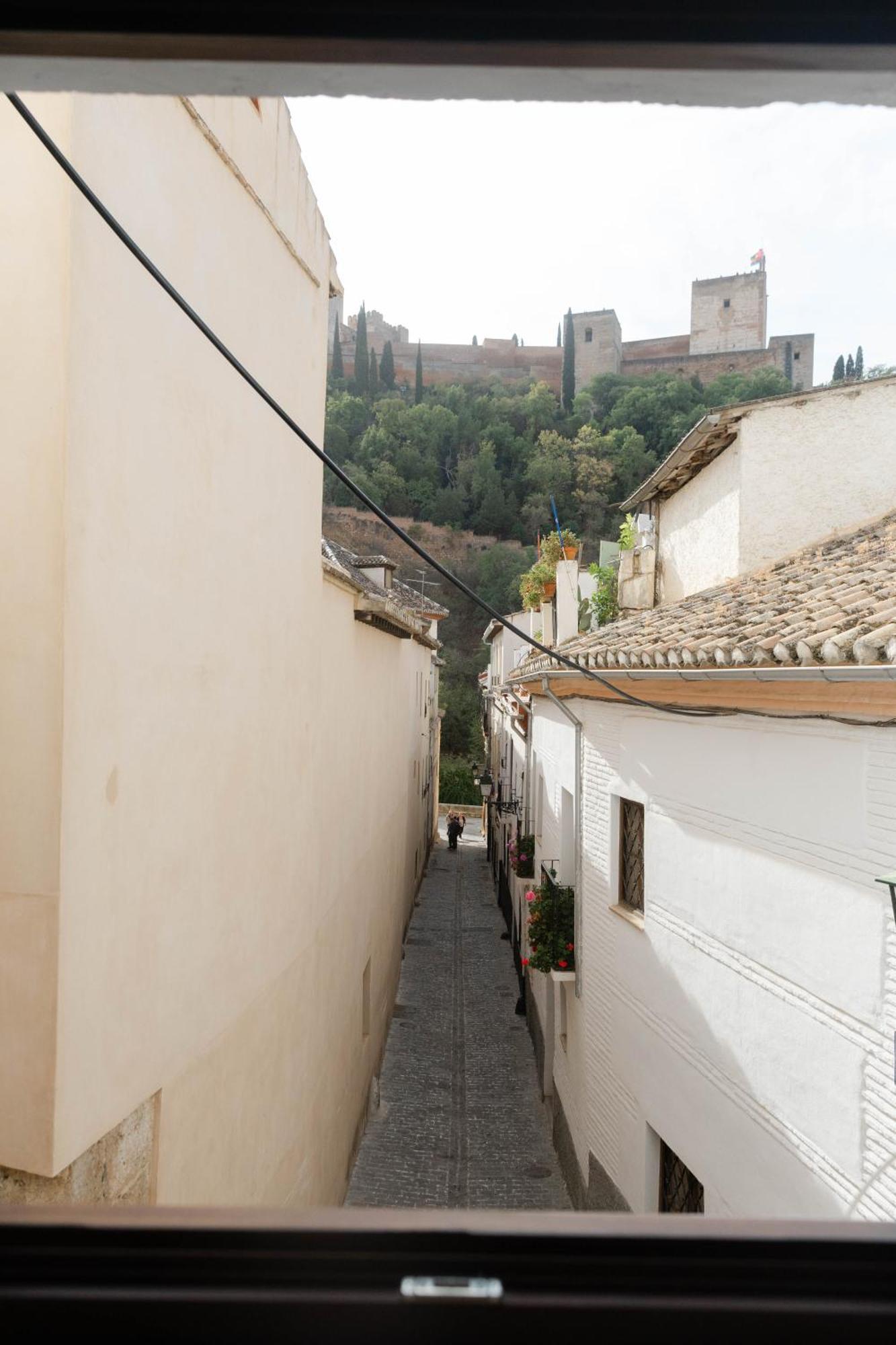 Apartamento Duplex Con Vista A La Alhambra Granada Exteriör bild